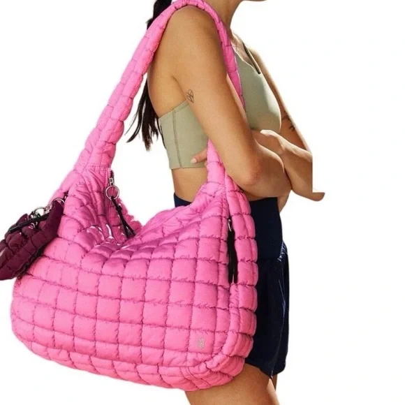 Free People Quilted Carryall Bag - Picture 4 of 8